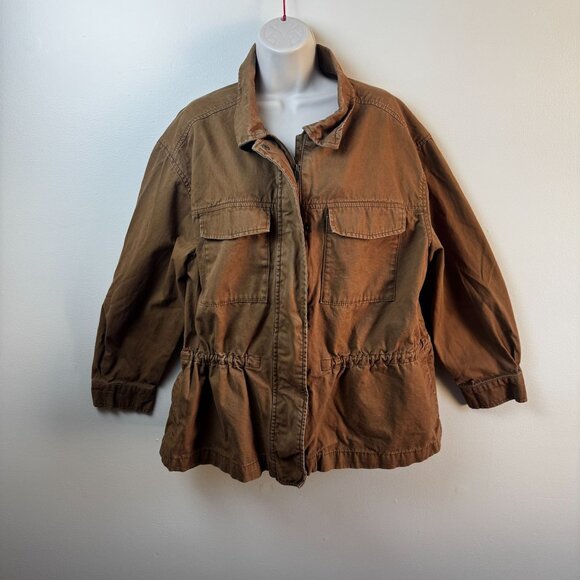 Old Navy Jackets & Blazers - Old Navy Utility Jacket Rugged Scout Utility Barn Field Falconry Full Zip Cinch